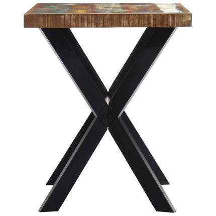 Tavolo da Pranzo 120x60x75 cm in Legno Massello di Recupero