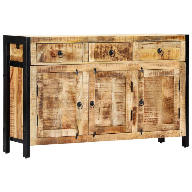 Credenza 120x35x76 cm in Legno Massello di Mango