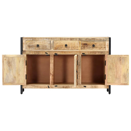 Credenza 120x35x76 cm in Legno Massello di Mango