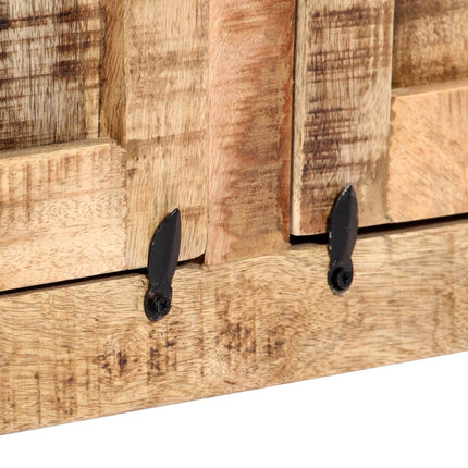 Credenza 120x35x76 cm in Legno Massello di Mango
