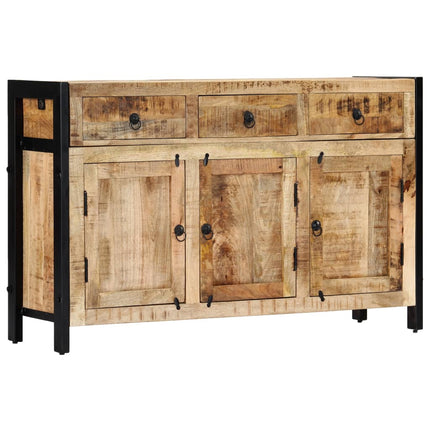 Credenza 120x35x76 cm in Legno Massello di Mango