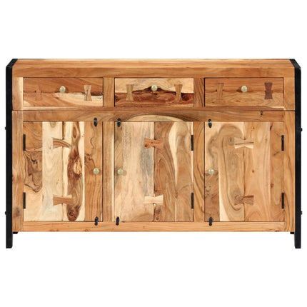 Credenza 120x35x75 cm in Legno Massello di Acacia