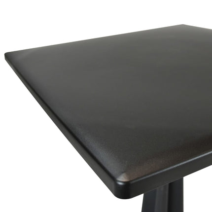 Tavolo da Giardino Antracite 70x70x71,7 cm Plastica