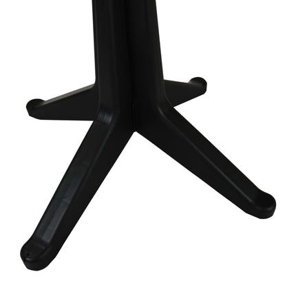 Tavolo da Giardino Antracite 70x70x71,7 cm Plastica