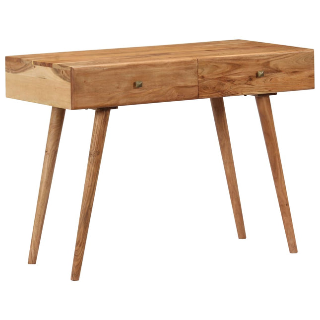 Scrivania 100x51x76 cm in Legno Massello di Acacia