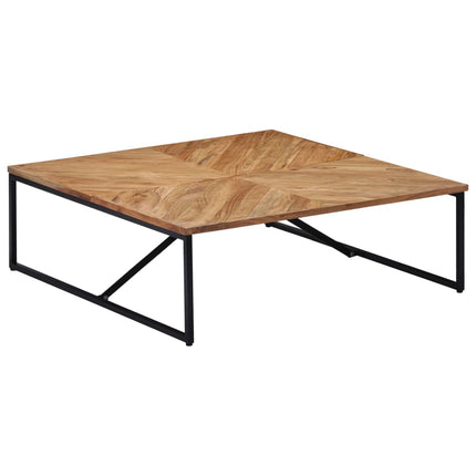 Tavolino da Salotto 110x110x36 cm Legno Massello di Acacia