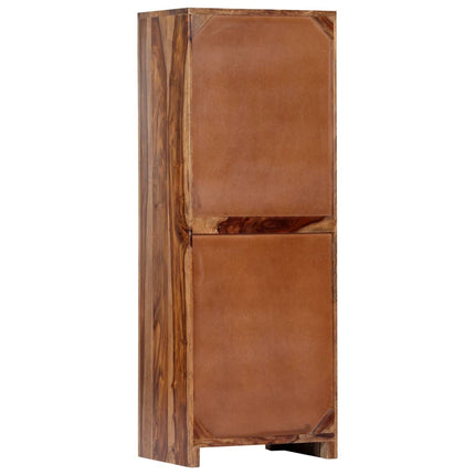 Credenza 40x30x110 cm in Legno Massello di Sheesham