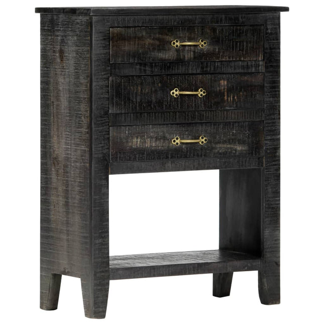 Credenza 60x30x80 cm in Legno Massello di Mango
