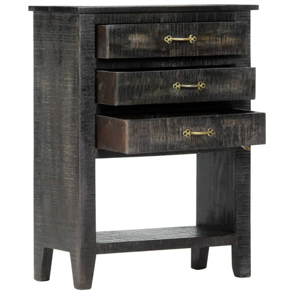 Credenza 60x30x80 cm in Legno Massello di Mango
