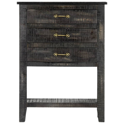 Credenza 60x30x80 cm in Legno Massello di Mango