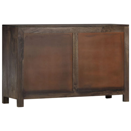 Credenza con Design Intagliato 110x35x70 cm in Legno di Mango
