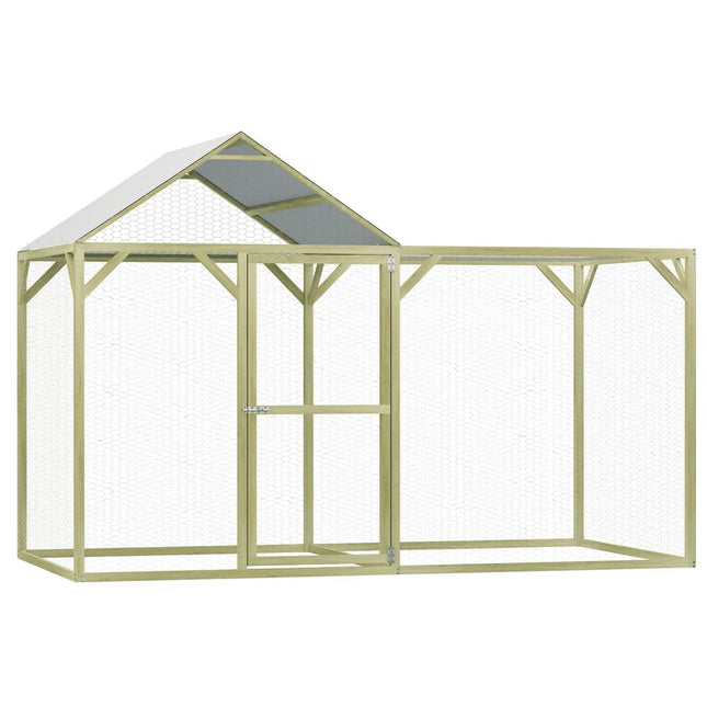 Pollaio 3x1,5x2 m in Acciaio