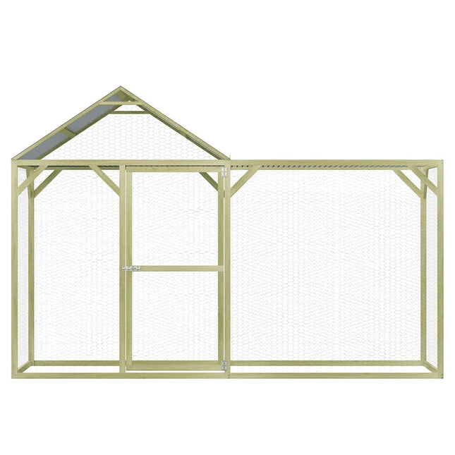 Pollaio 3x1,5x2 m in Acciaio