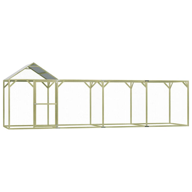 Pollaio 6x1,5x2 m in Acciaio