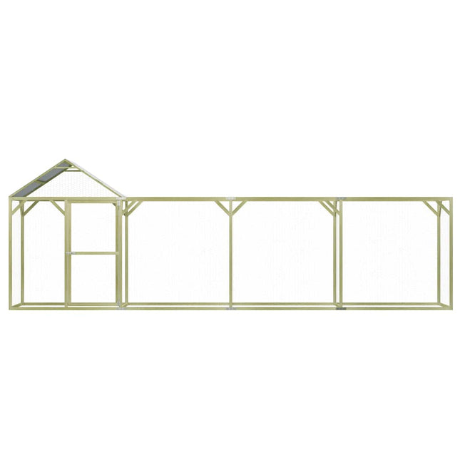 Pollaio 6x1,5x2 m in Acciaio