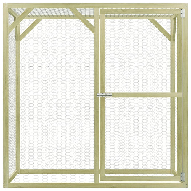 Pollaio 1,5x1,5x1,5 m in Acciaio
