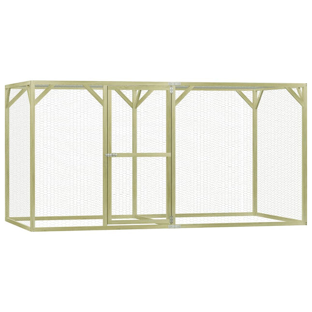 Pollaio 3x1,5x1,5 m in Acciaio