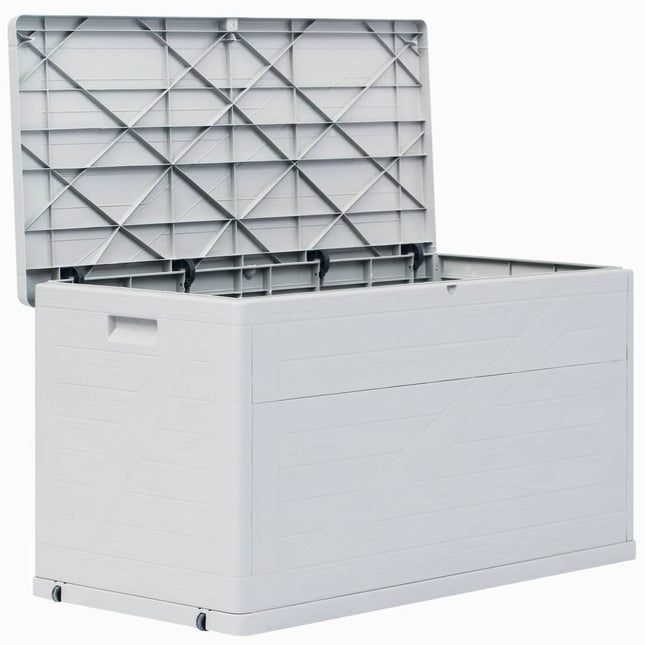 Baule da Giardino 420 L Grigio Chiaro