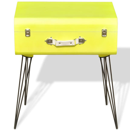 Comodini 2 pz 49,5x36x60 cm Gialli