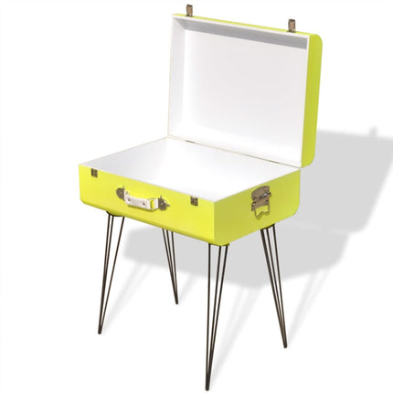 Comodini 2 pz 49,5x36x60 cm Gialli
