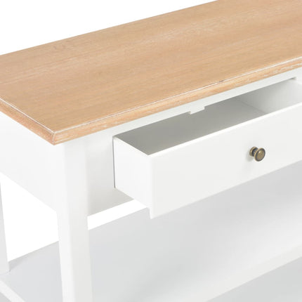 Credenza Bianca 110x35x80 cm in MDF