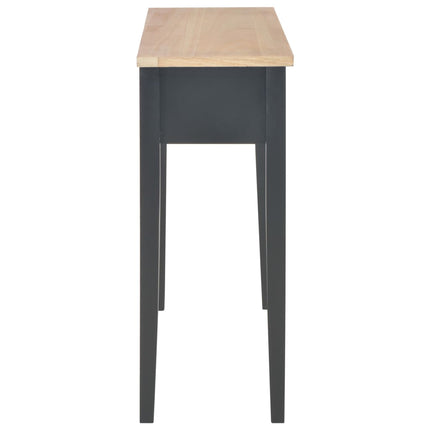 280055 vidaXL Consolle da Trucco Nero 79x30x74 cm in Legno