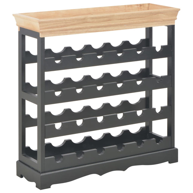 Mobile Portavini Nero 70x22,5x70,5 cm in MDF