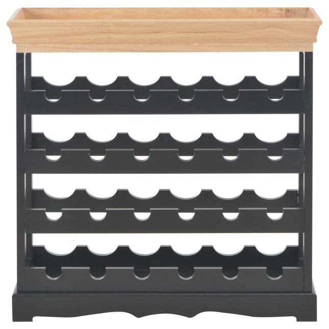 Mobile Portavini Nero 70x22,5x70,5 cm in MDF