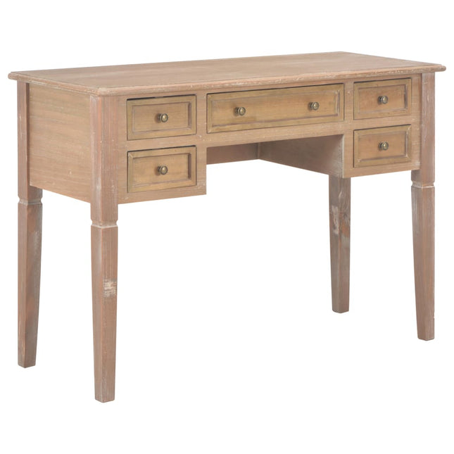 Scrivania Marrone 109,5x45x77,5 cm in Legno