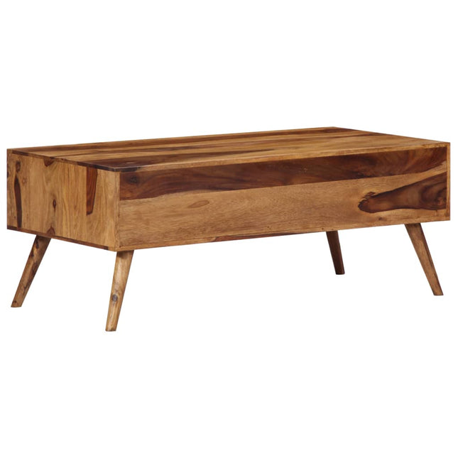 Tavolino da Salotto 100x50x39 cm in Legno Massello