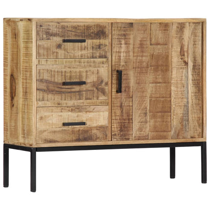 Credenza 88x30x71 cm Legno Massello di Mango