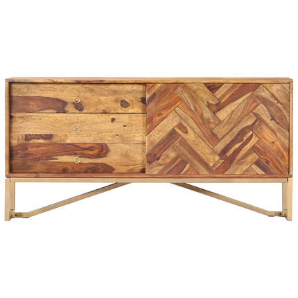 Credenza 118x30x60 cm in Legno Massello di Sheesham