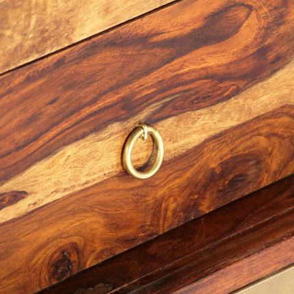 Credenza 118x30x60 cm in Legno Massello di Sheesham