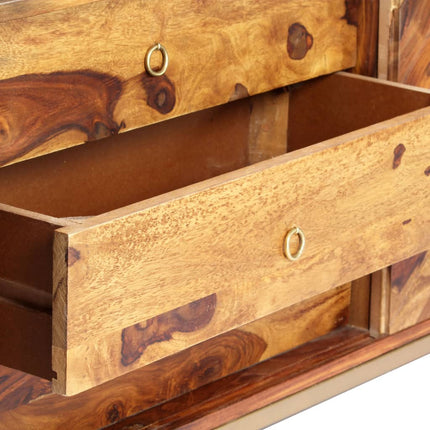 Credenza 118x30x60 cm in Legno Massello di Sheesham