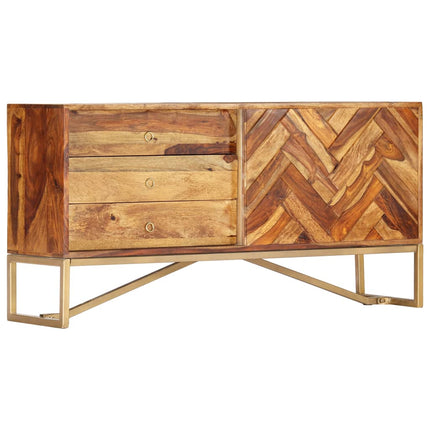 Credenza 118x30x60 cm in Legno Massello di Sheesham