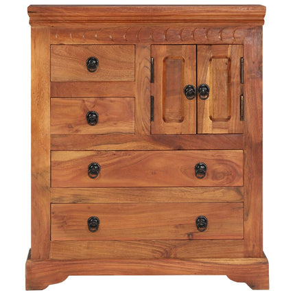 Credenza 62x30x75 cm in Legno Massello di Acacia