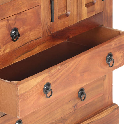 Credenza 62x30x75 cm in Legno Massello di Acacia