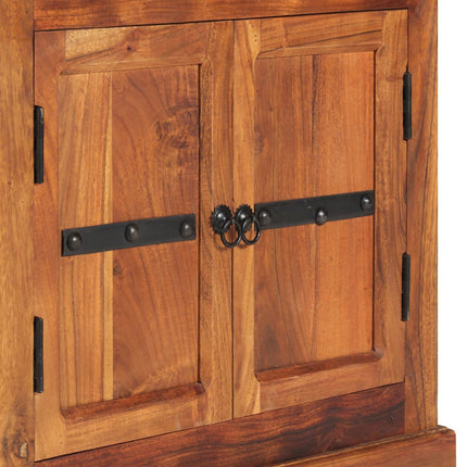 Credenza 63x30x75 cm in Legno Massello di Acacia