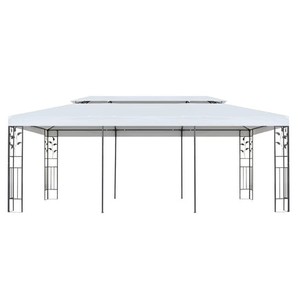 Gazebo 3x6 m Bianco
