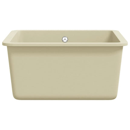 Lavello da Cucina in Granito Vasca Singola Beige