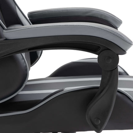 Sedia da Gaming Grigia in Similpelle