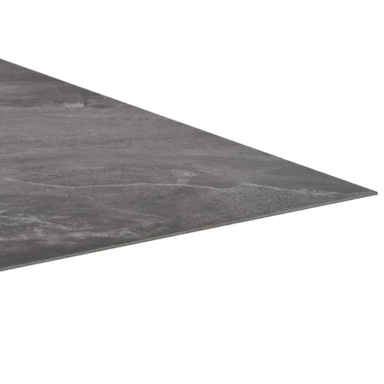 Listoni per Pavimenti Autoadesivi in PVC 5,11m² Nero con Motivo