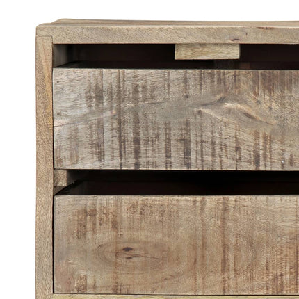 Credenza 140x30x60 cm in Legno Massello di Mango