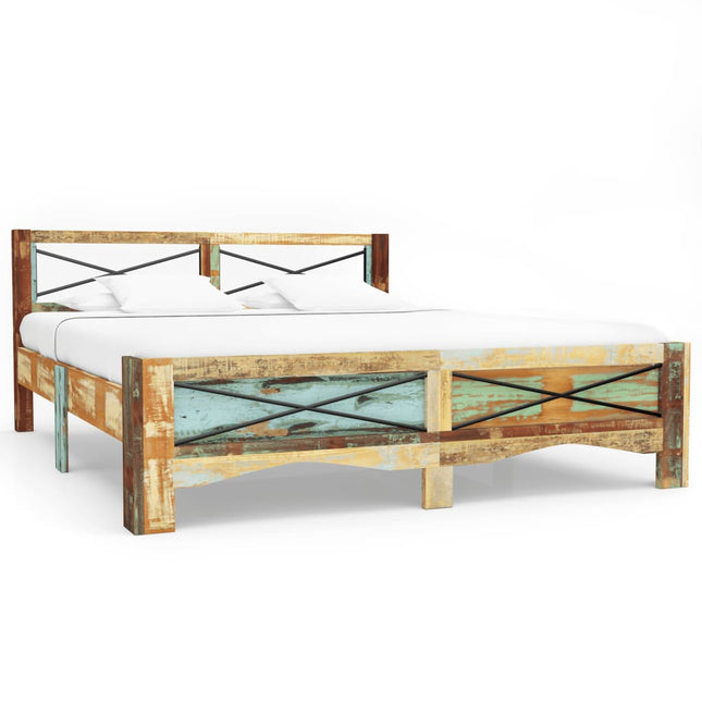 Giroletto senza Materasso in Legno di Recupero 140x200 cm