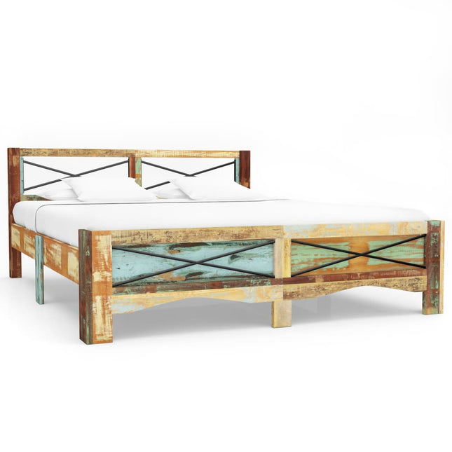 Giroletto senza Materasso in Legno di Recupero 180x200 cm