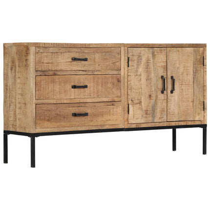 Credenza 140x35x75 cm in Legno Massello di Mango