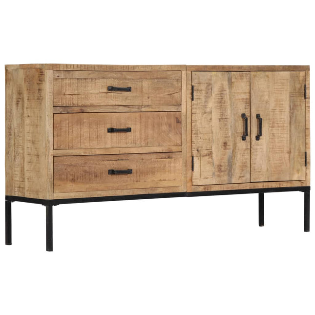 Credenza 140x35x75 cm in Legno Massello di Mango