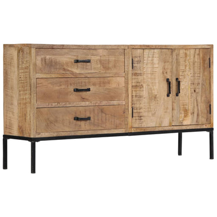 Credenza 140x35x75 cm in Legno Massello di Mango