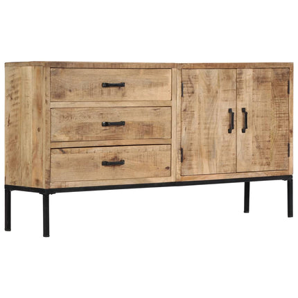 Credenza 140x35x75 cm in Legno Massello di Mango