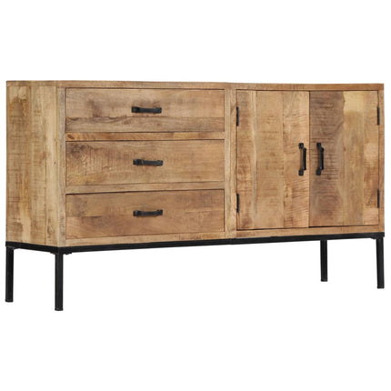 Credenza 140x35x75 cm in Legno Massello di Mango